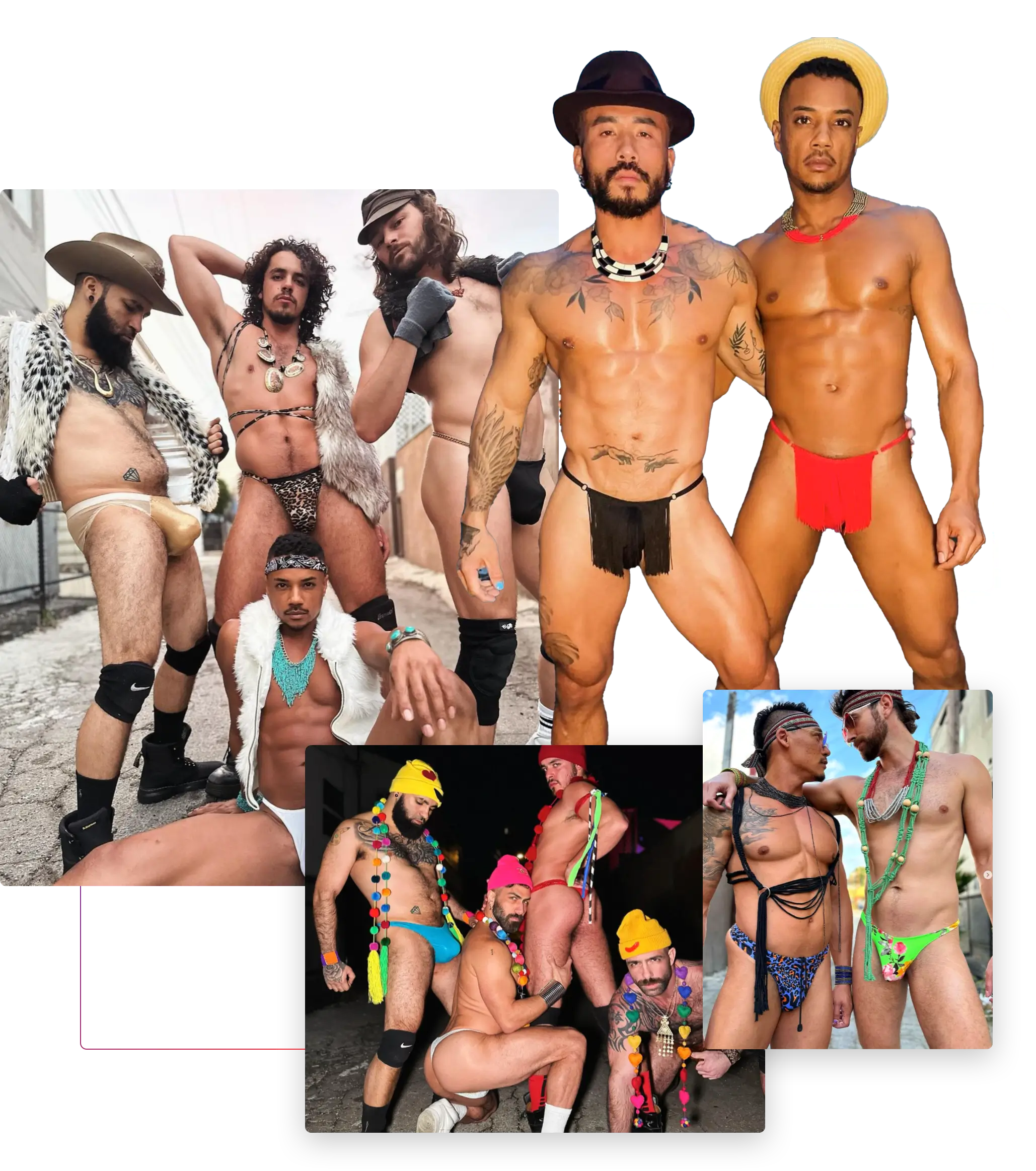 A view of a bunch of performers at Hot Dog Sundays in LA.